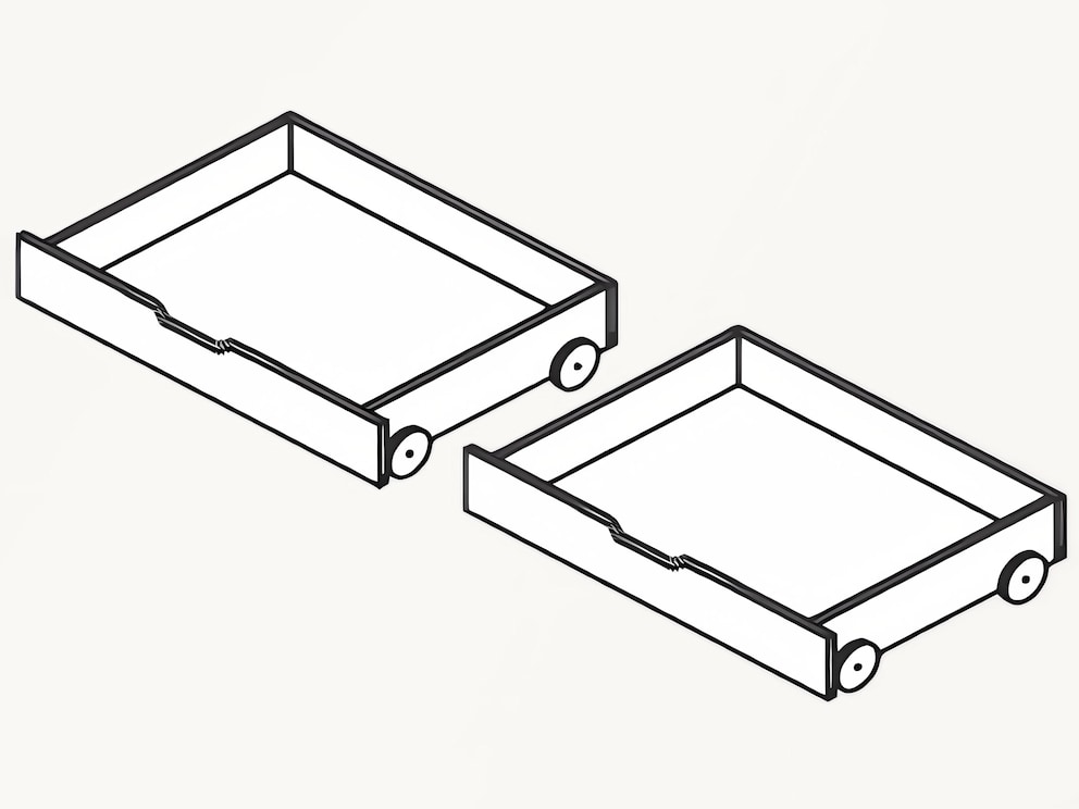 Variant 01 in set van 2 met veel opbergruimte