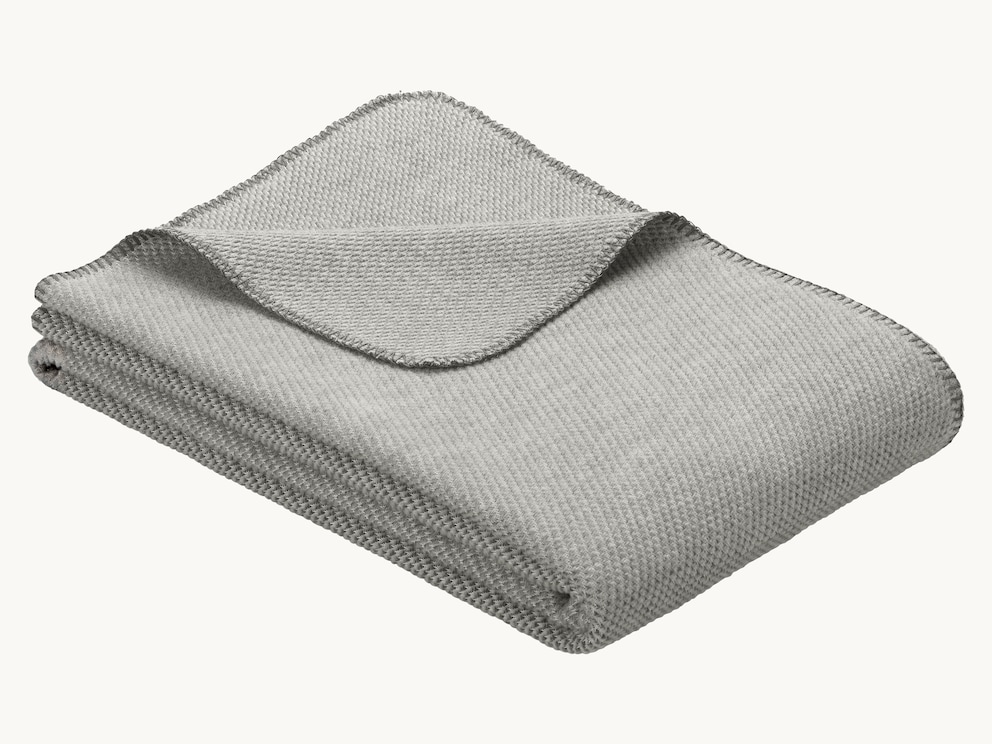 Kuschelig weiche Kuscheldecke aus Baumwolle und Schafschurwolle