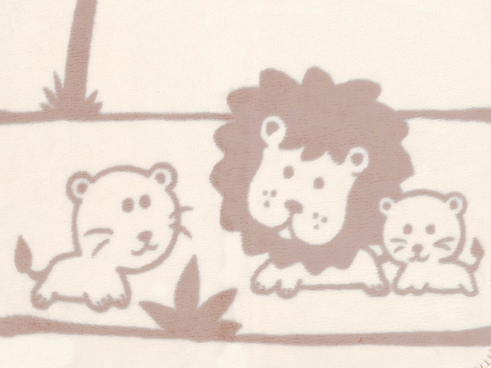 Vrolijke leeuwenfamilie - hier in de kleur beige