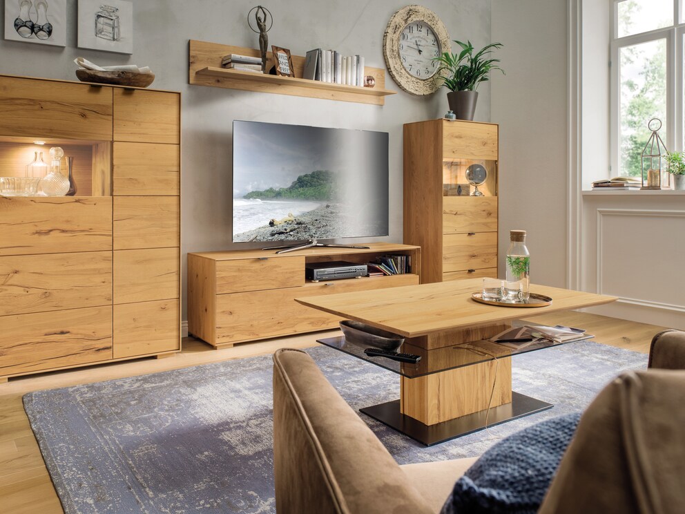 Solide blikvanger met veel bergruimte, hier in extravagant wild hart beuken