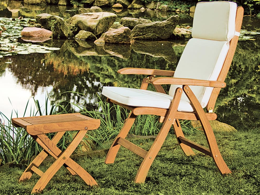 En solitaire avec le tabouret de jardin « Celano », votre oasis de bien-être personnelle