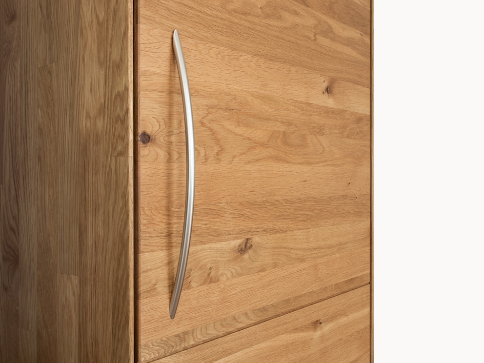 Griff rund - elegant geschwungen und handschmeichelnd