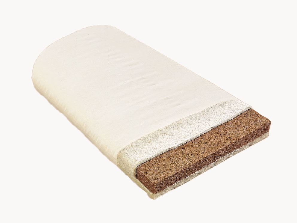Matelas pour lit d'enfant Piccino avec noyau en coco et coutil en coton biologique - La nature dans le lit d'enfant Fabriqué dans le sud de la Forêt-Noire