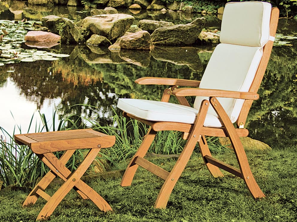 Combinaison de rêve avec la chaise de jardin pliante « Celano » pour des heures de détente