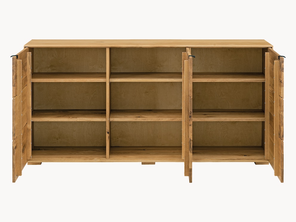 Binnenindeling van het dressoir