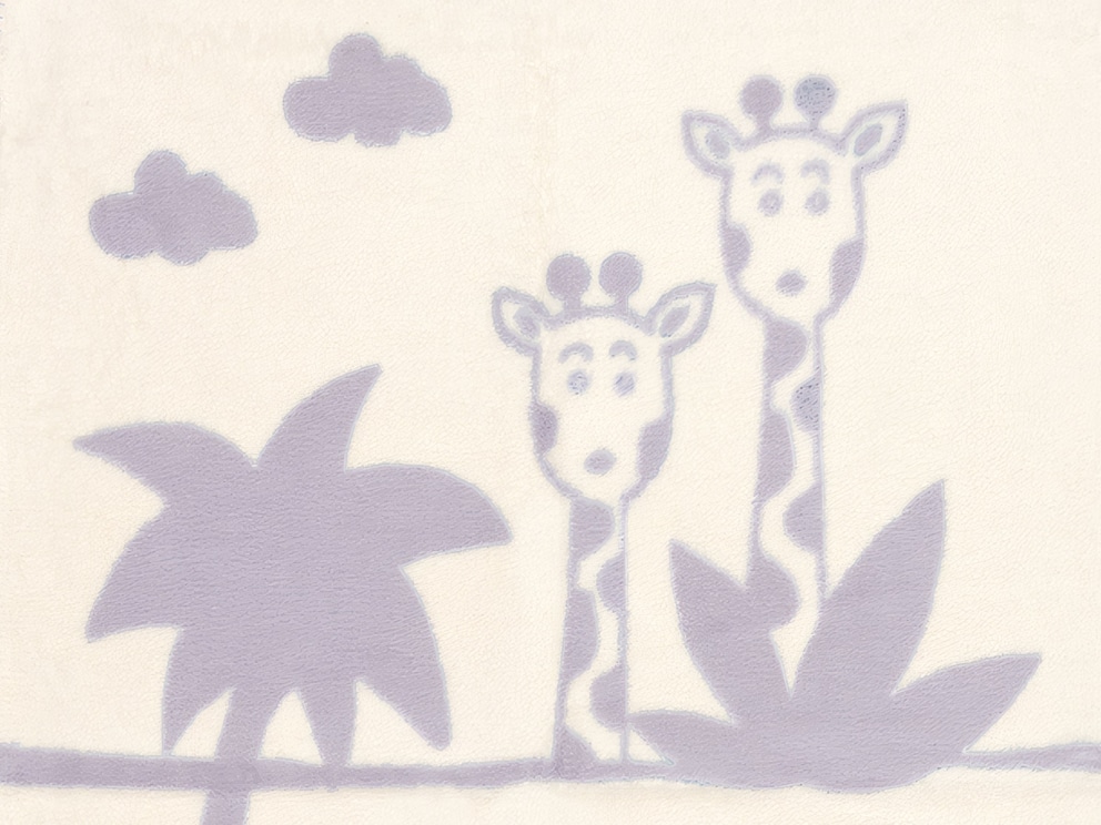 Cotona-Leoni mit munteren Giraffen - hier in Farbe grau