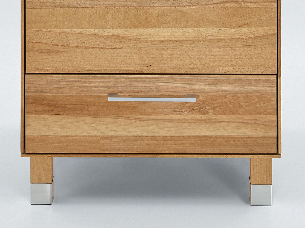 Détail noble, montage rapide - manchettes métalliques « Culinara » en acier inoxydable brossé