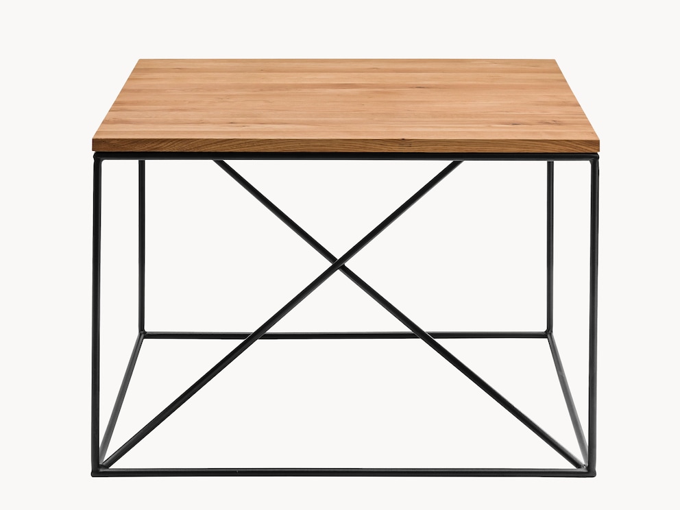 Moderne salontafel in trendy industriële stijl met veel opbergruimte