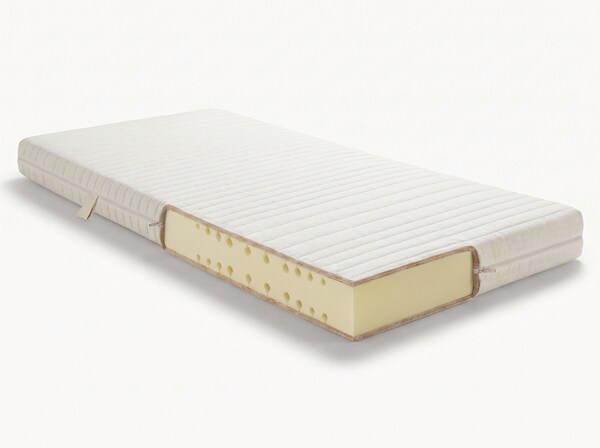 Matelas mousse bio avec confort de couchage élastique point par point