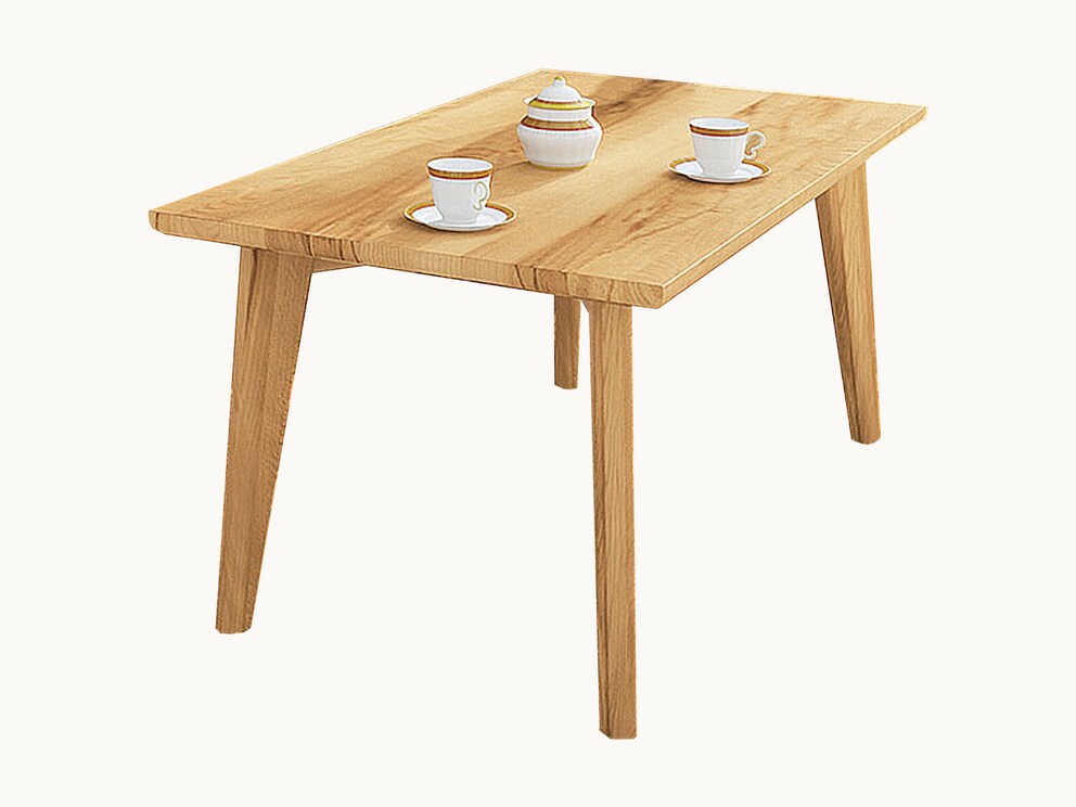 Eenvoudig elegante salontafel in edele wilde eik