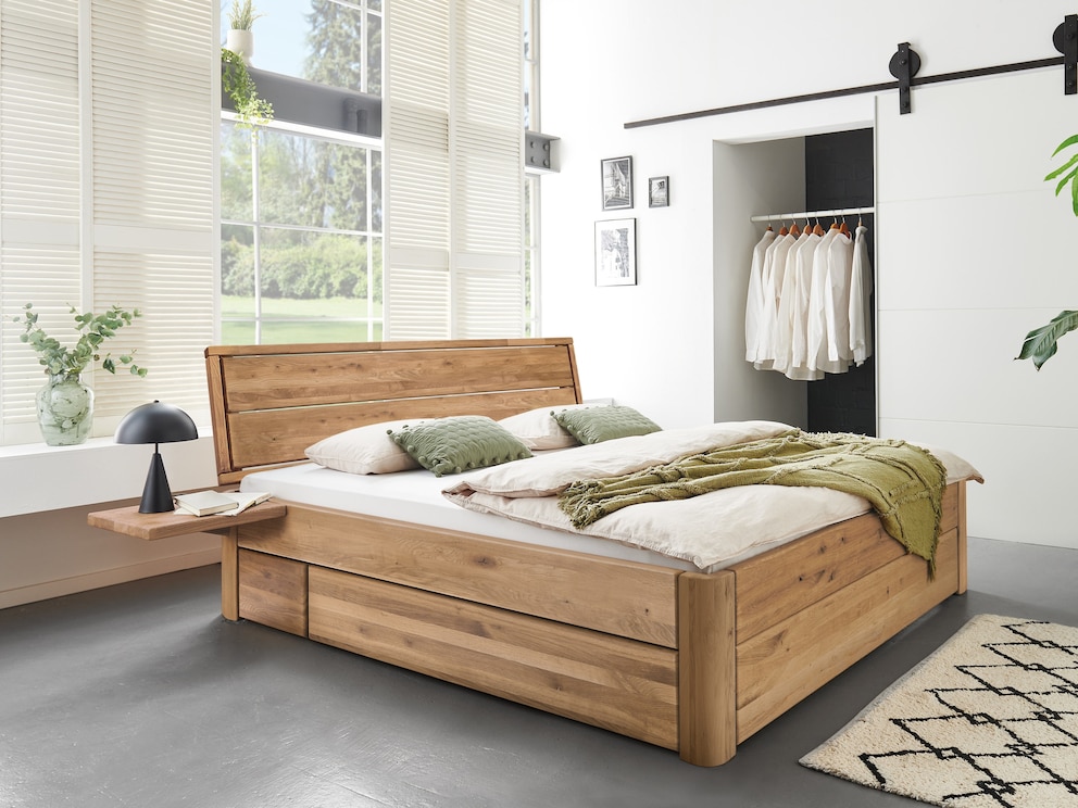 Ladebed Alexandria in geolied eiken - edele nerf