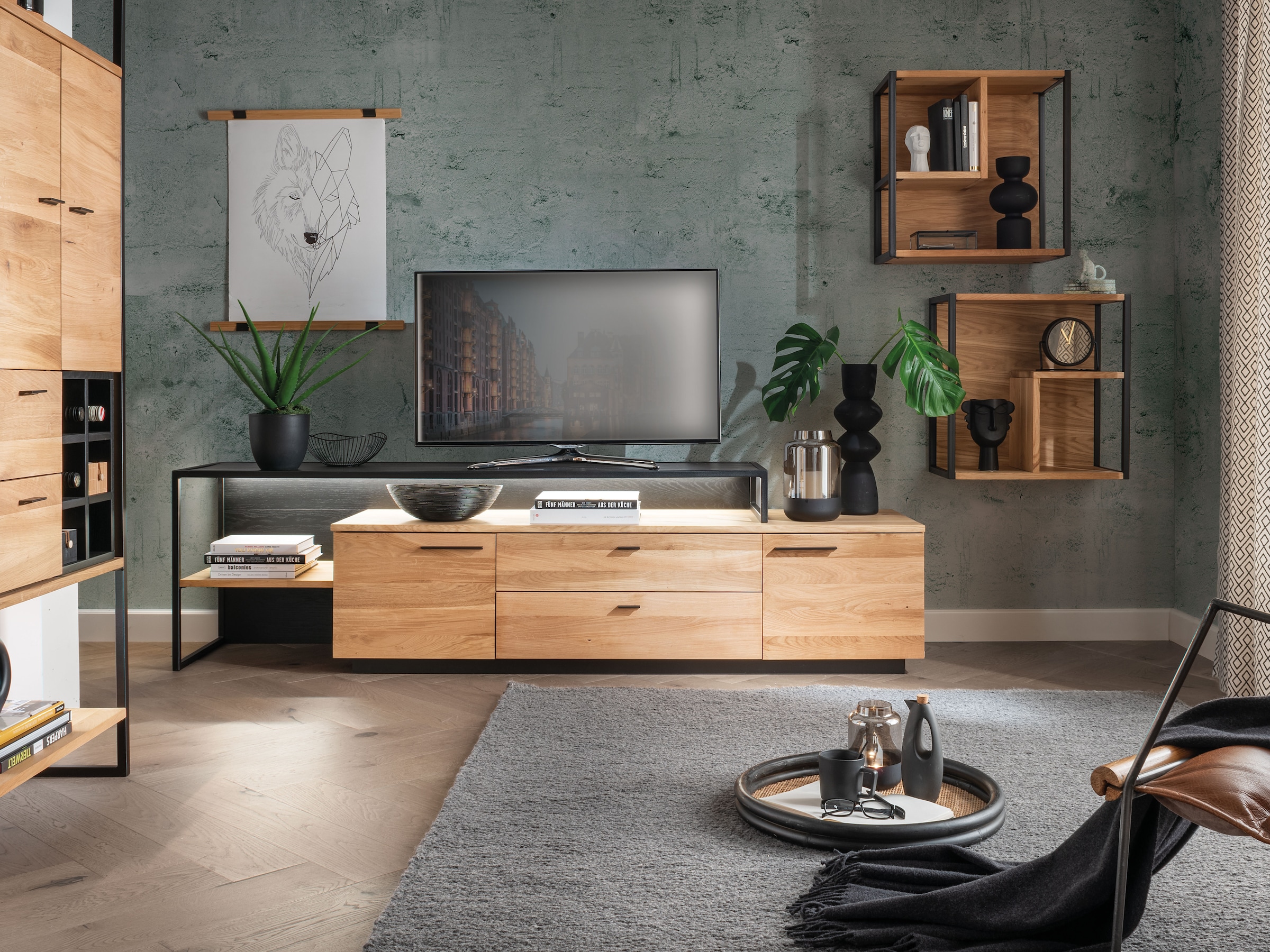 Lowboard "Anora" | ohne Beleuchtung | Manufakturqualität