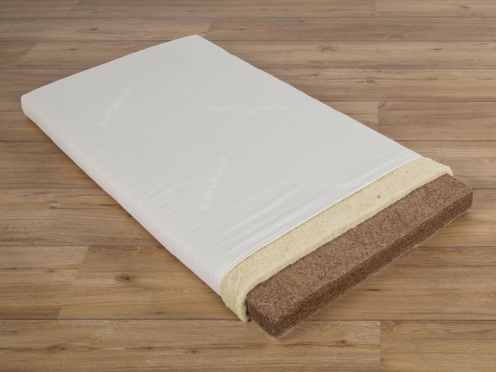 Babymatras Coco-Bambino met gelatexeerde kokoskern - perfect voor uw baby