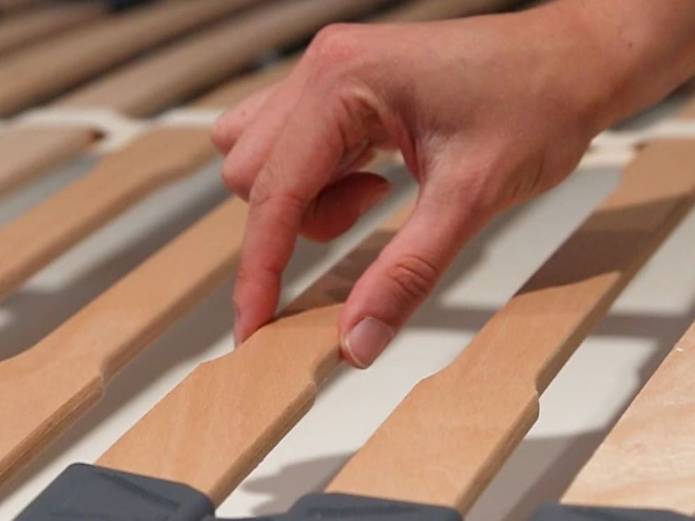 Met aangepaste schouderzone en randloze lattenbodem voor optimaal slaapcomfort