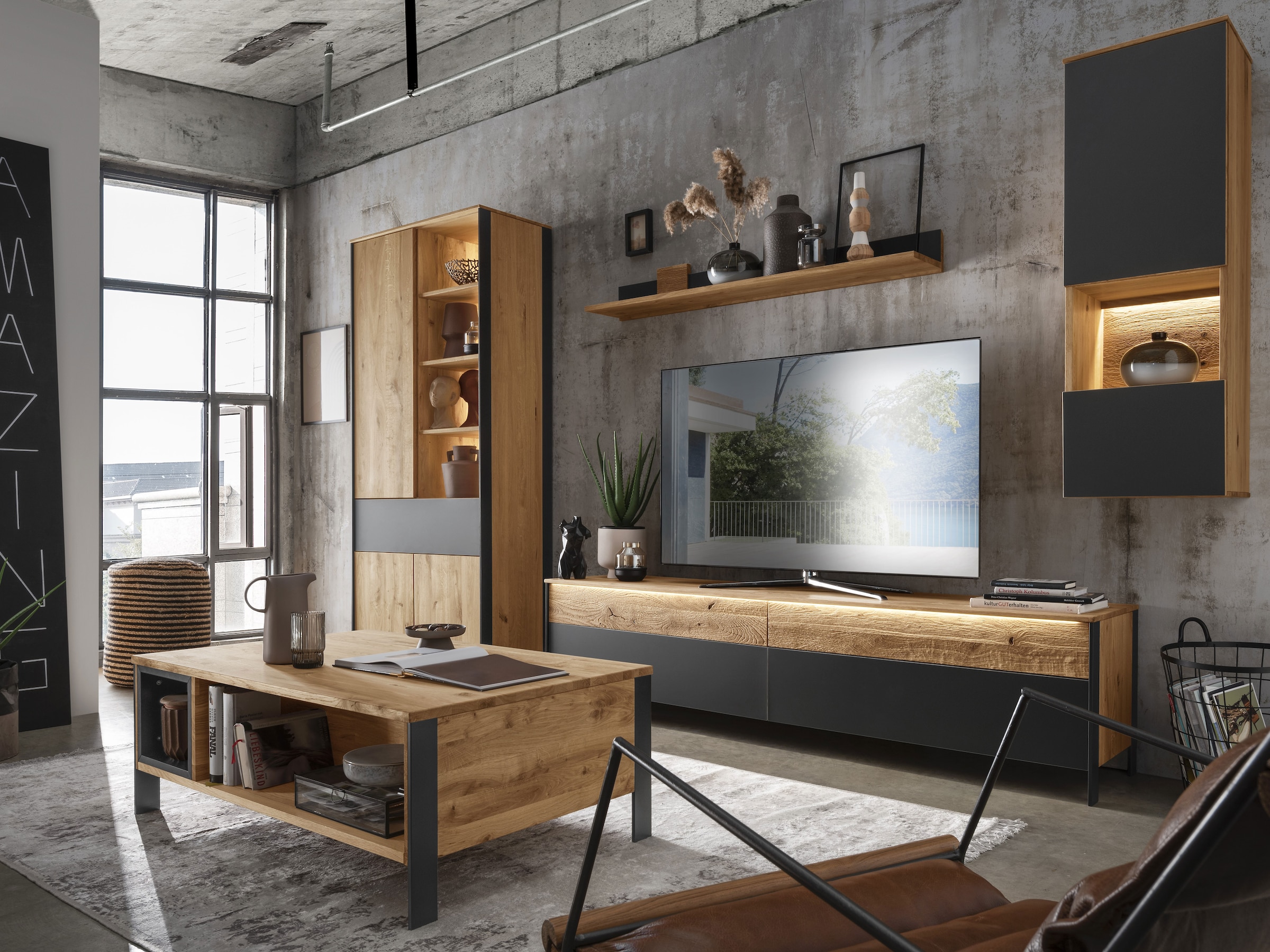 Vitrine "Fira" | Manufakturqualität | Vegan