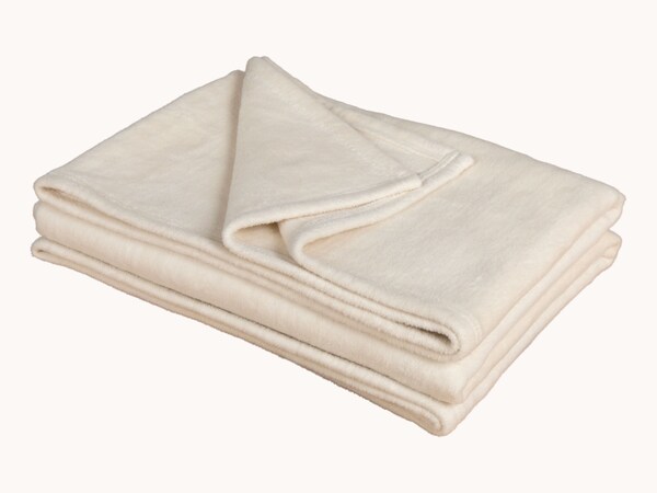 Couverture polaire en coton « Cotona-Natura »