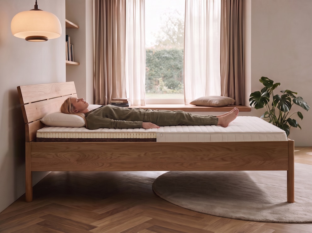 Matelas à couches avec système de soutien 5 zones et surface souple