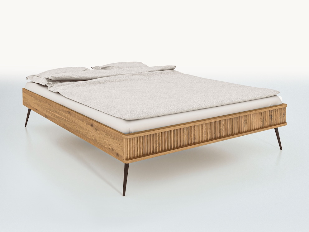 Het bed is ook verkrijgbaar als ligstoel, zonder hoofdeinde