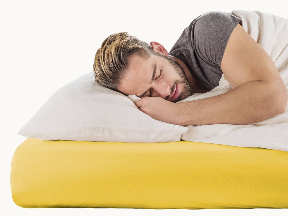  Drap-housse en jersey fin « Natura-Colora »