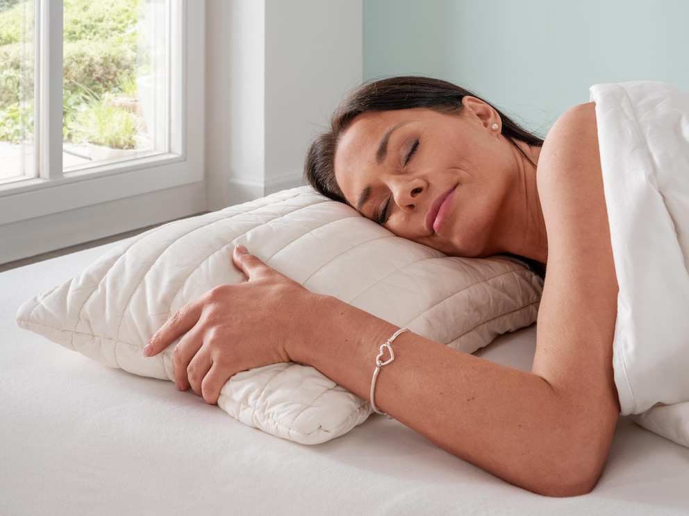 Flexibles, stabiles Kissen mit etwas festerem Griff für Seitenschläfer und Allergiker