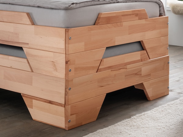 De bedframes passen in elkaar als puzzelstukjes