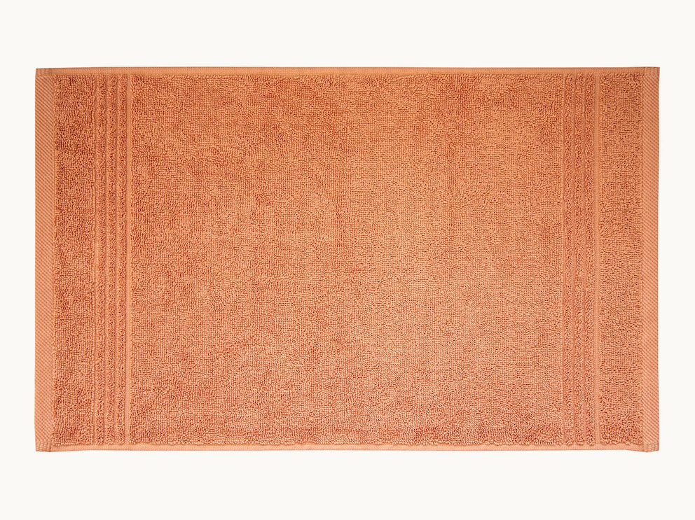 Gastenhanddoek Lavari in de kleur terra
