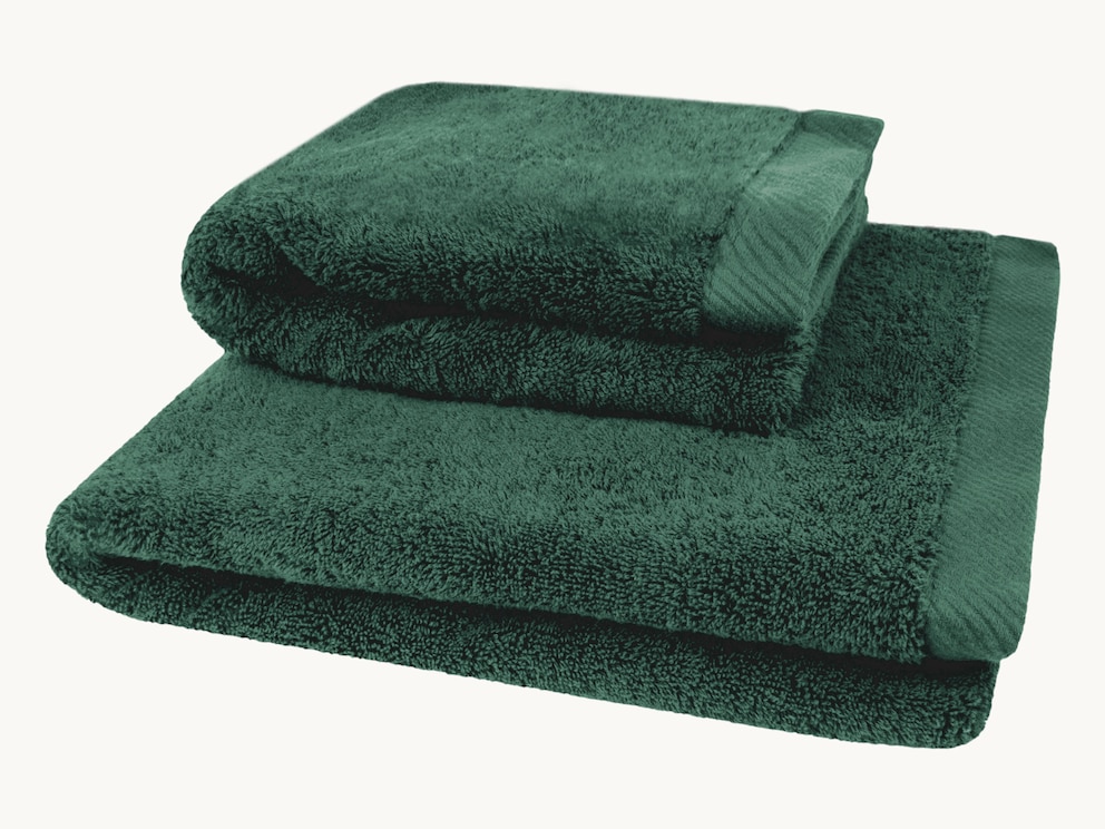 Knuffelzachte handdoek van GOTS-gecertificeerde kwaliteit - hier in natuur