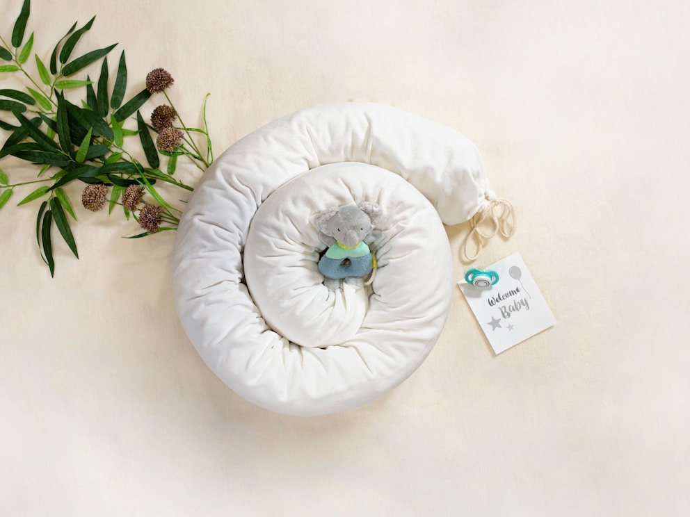 Boudin de lit douillet et généreux qui procure un sentiment de sécurité à votre bébé – idéal pour les premiers mois