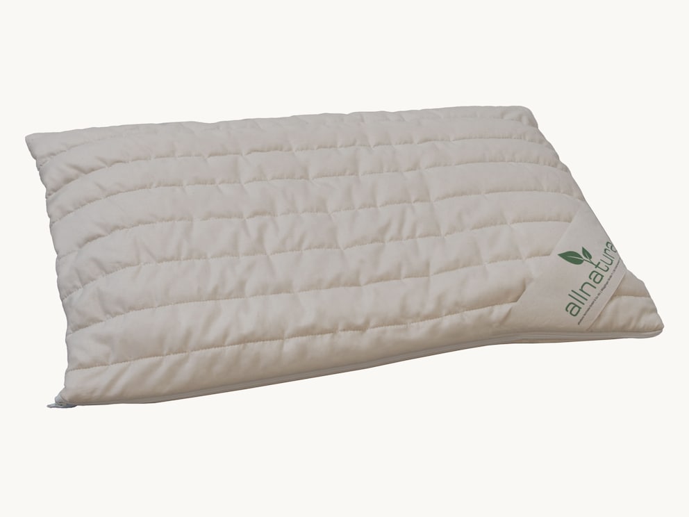 Plat kinderkussen Sana-Pano met natuurlatex kern van 100 % natuurrubber