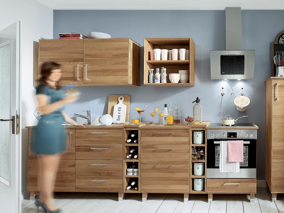 Voor veel ruimte in de kleinste kamer - hier in fijn eikenhout