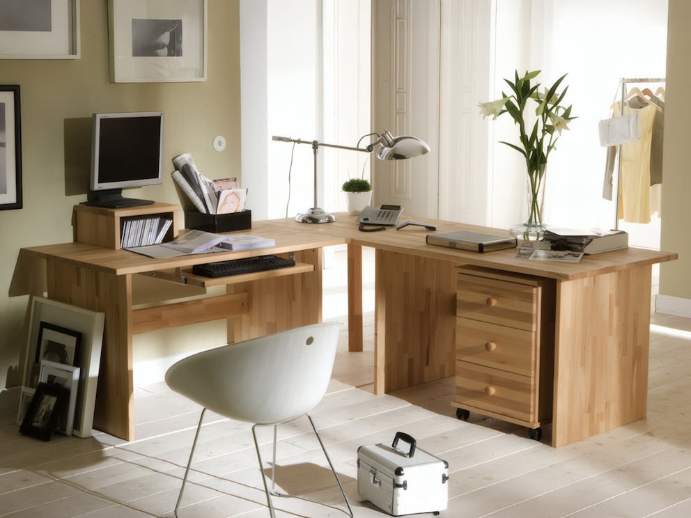 Bureau Studioso en cœur de hêtre