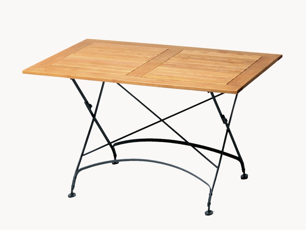 Opvouwbare tuintafel in een comfortabel formaat voor het hele gezin