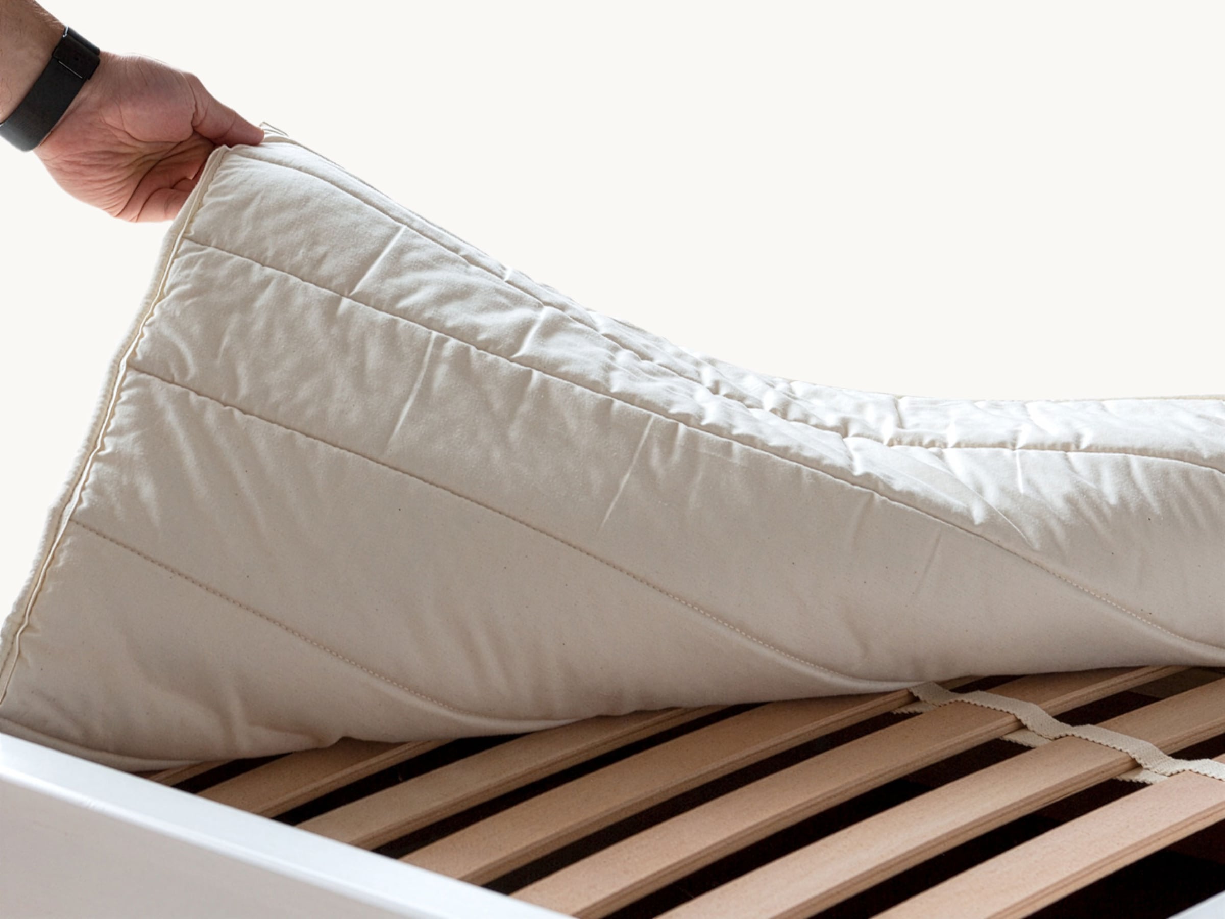 Sleepzen OCS® Matrasbeschermer, 70 x 190 cm, katoen, absorberend, biologisch, molton, 180 g, matrashoes, tegen mijten, gemaakt in Europa, matrasbeschermer, hoeslakenvorm, dikke kleppen, niet