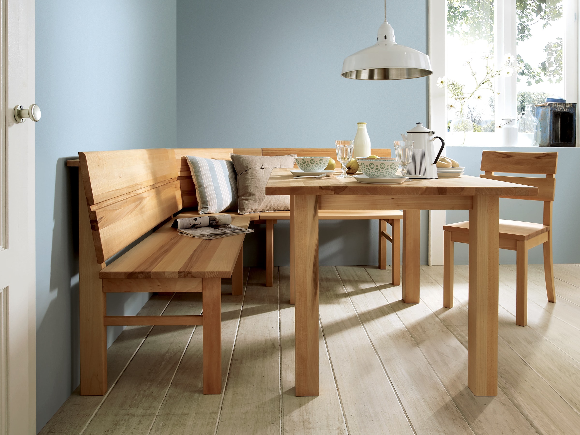 Eckbank "Comera" | Kernbuche | Manufakturqualität