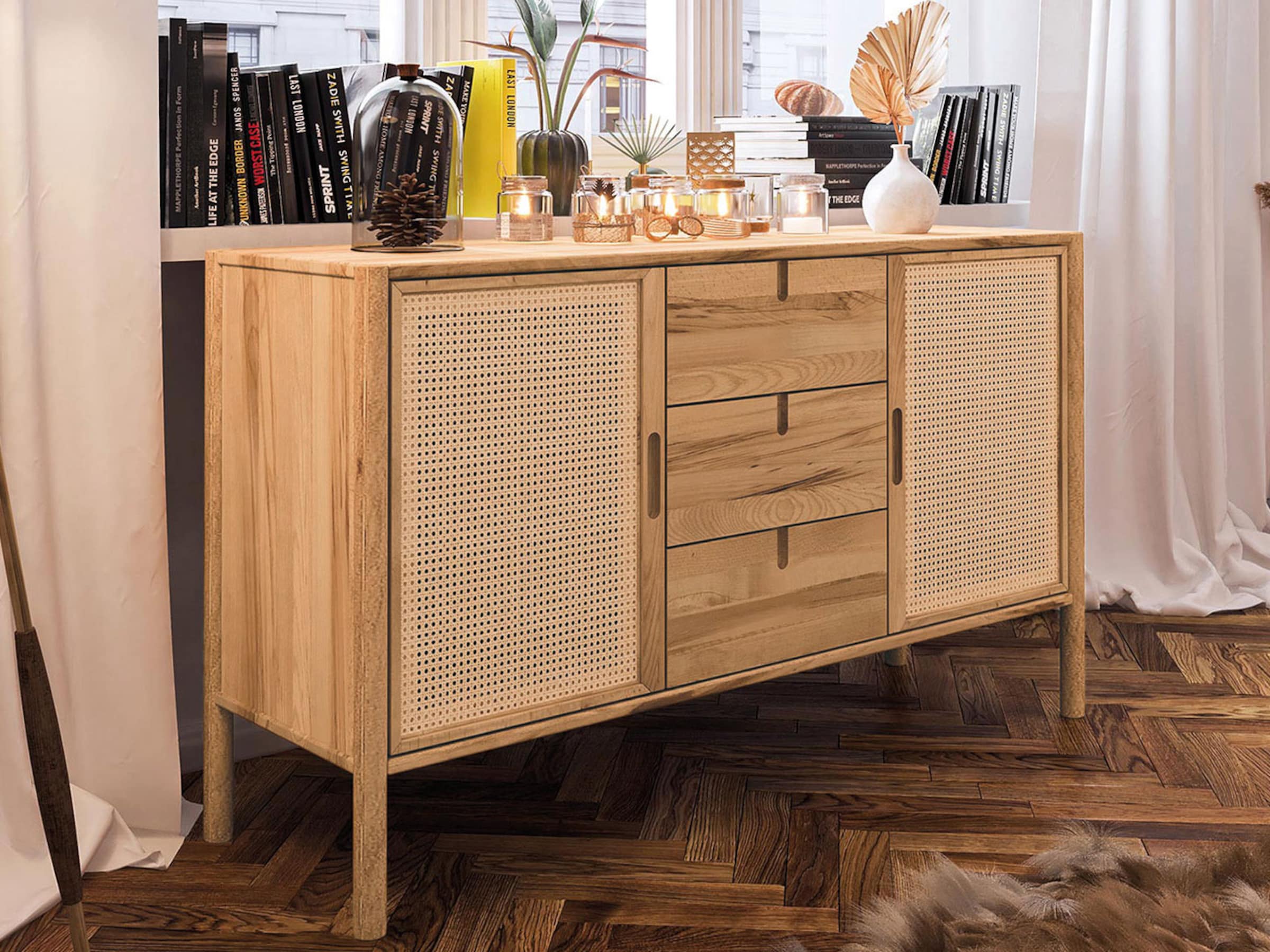 Sideboard "Rota" | Kernbuche | Manufakturqualität