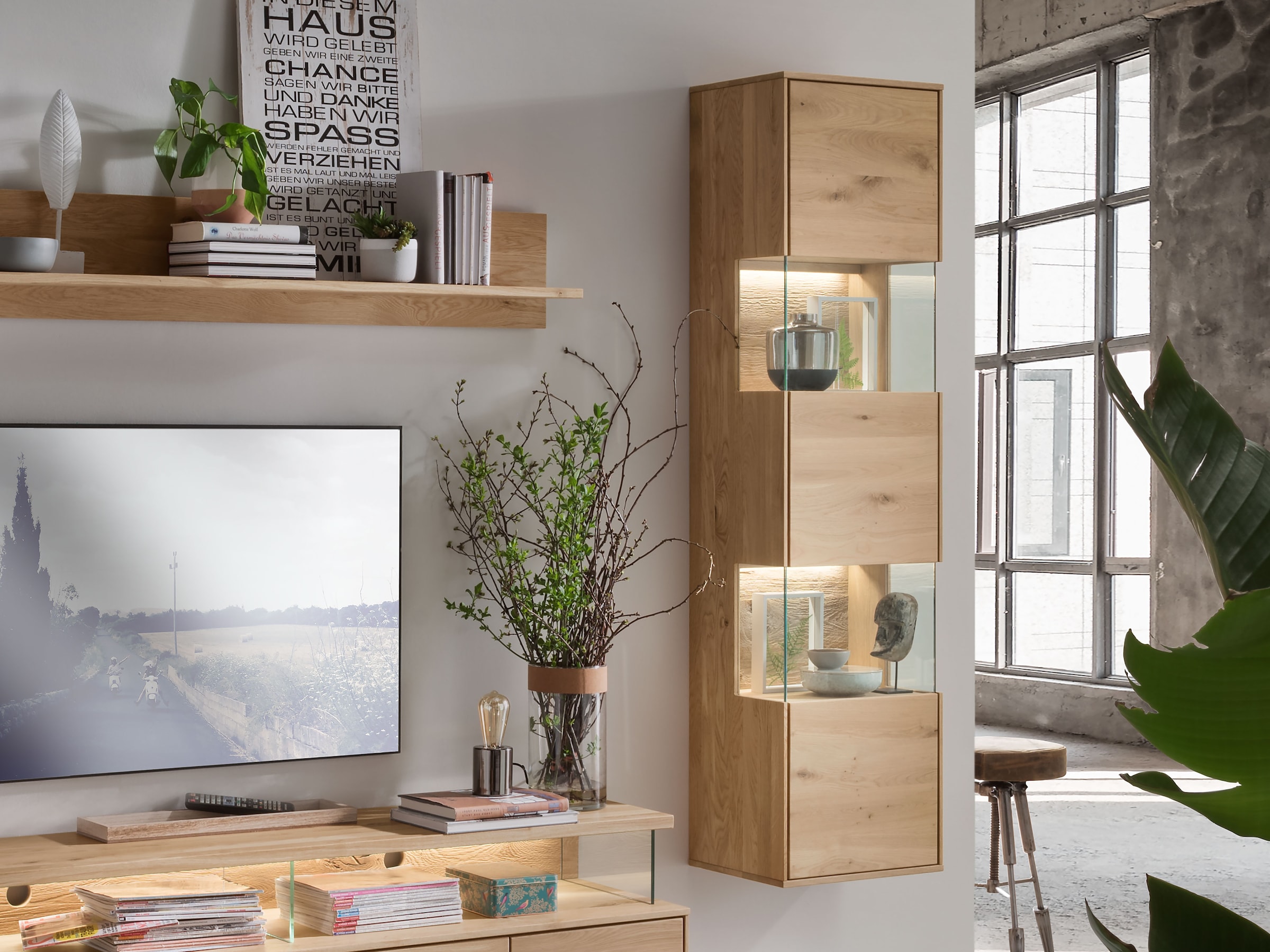 Hängeschrank "Vasado" | ohne Beleuchtung | Manufakturqualität | Vegan