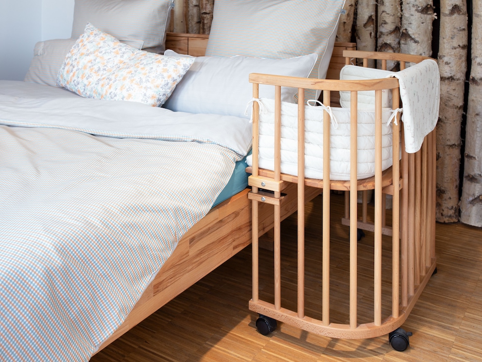Piccino, das praktische Beistellbett - ruhiger und erholsamer Schlaf für Eltern und Kind