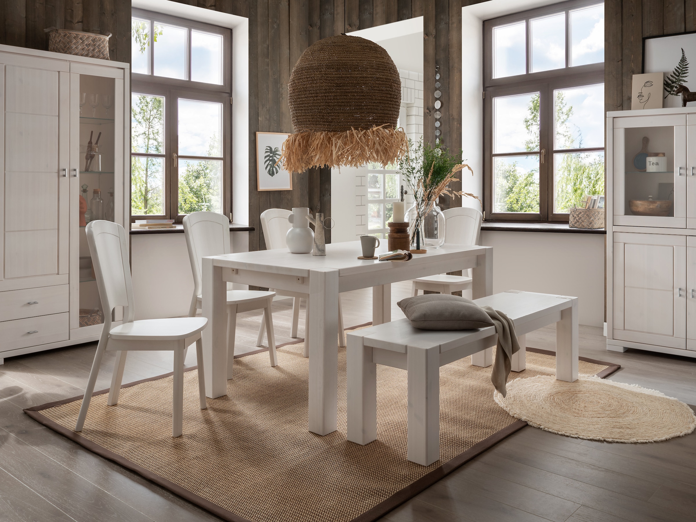 Tisch "Mascella" | Kiefer, gelaugt/geölt | Manufakturqualität | Vegan