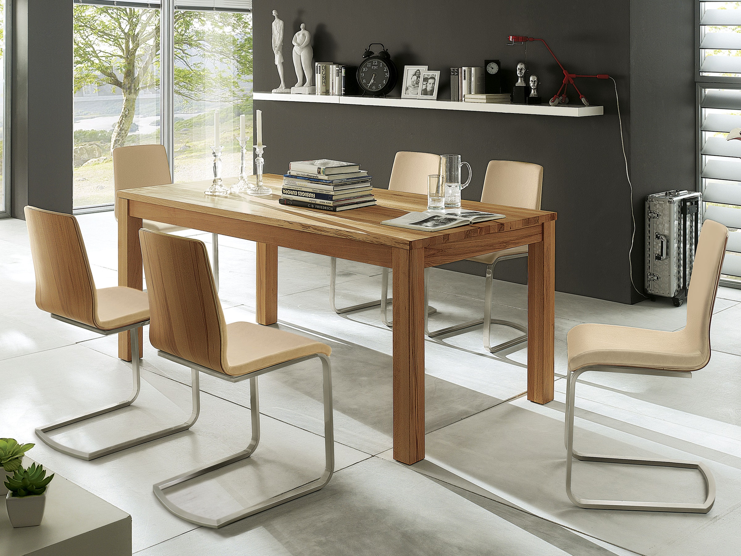 Tisch "Classico" | Kernbuche | ohne Auszug | Manufakturqualität | Vegan