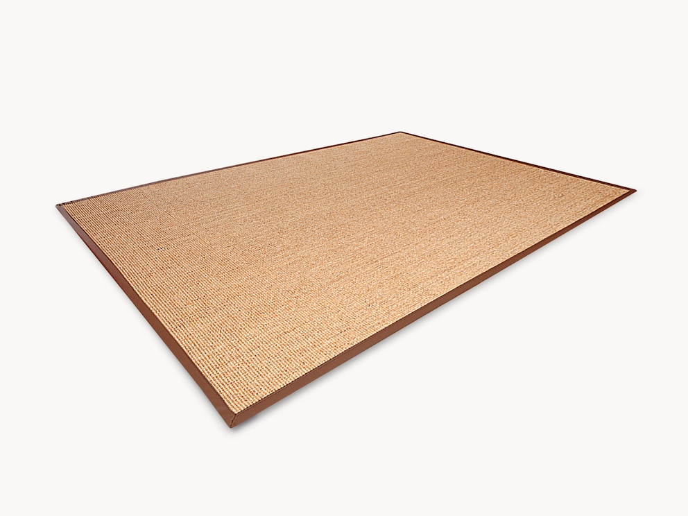 Tapis en sisal « Sisalana-moucheté » en coloris « champagne »