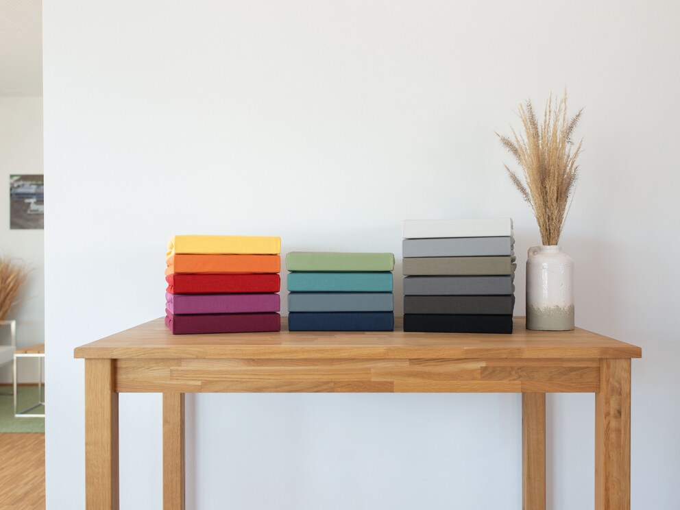 Drap-housse en jersey fin aux couleurs variées