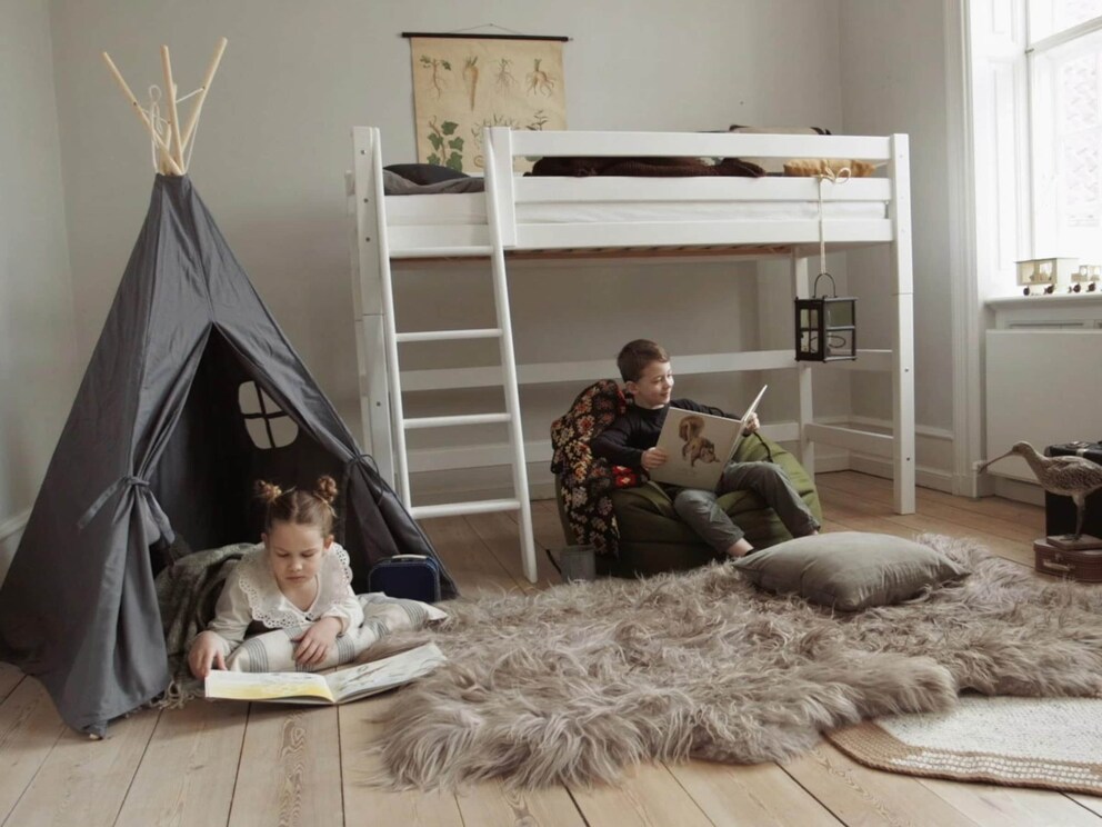 De kinderkamer wordt een grote avonturenspeelplaats