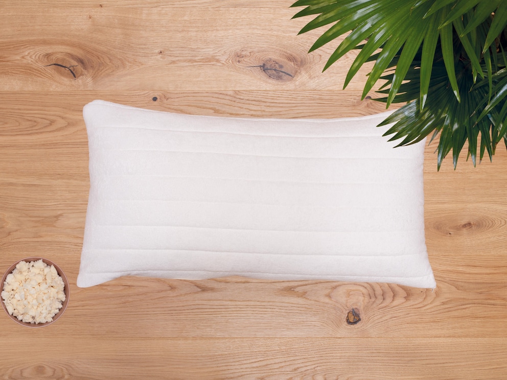 Knuffelbaar, puntelastisch natuurlatex hoofdkussen voor optimale ondersteuning van het hoofd en de nek