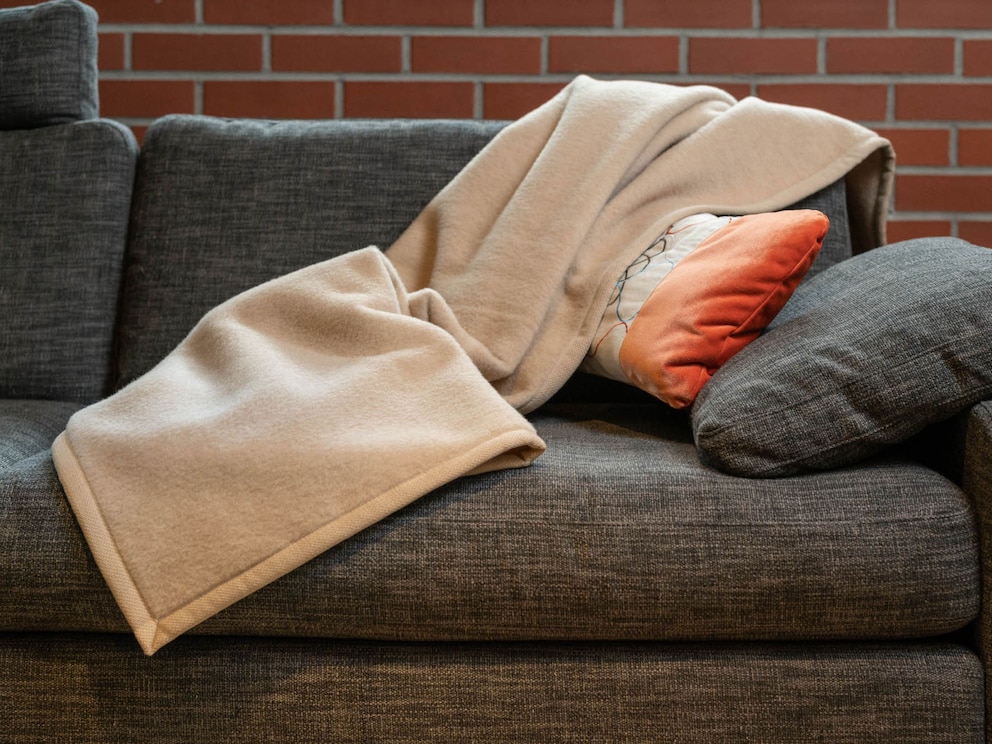  Couverture en poil noble en 100 % cachemire - merveilleusement souple et douce au toucher