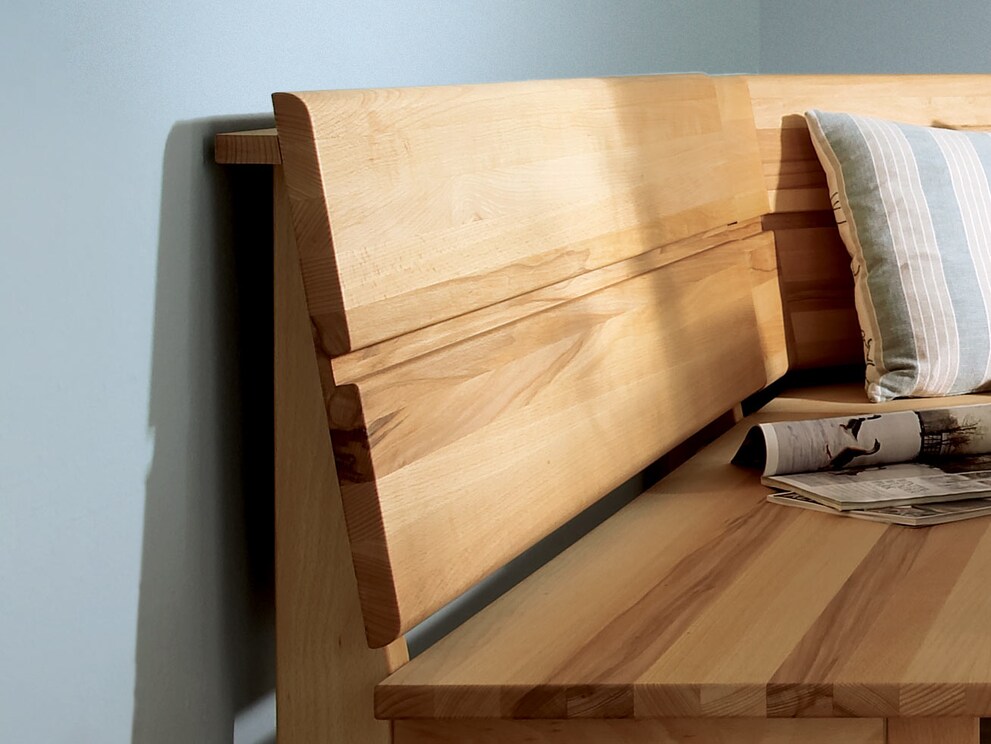 La rainure décorative fraisée avec amour apporte une légèreté visuelle