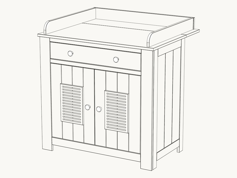 Schematische voorstelling zonder legbord