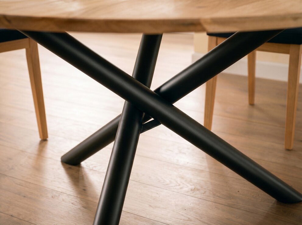 Spider-frame van zwart ronde buis