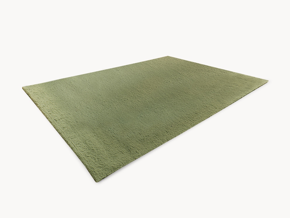 Tapis tissé à la main « Pecora-Colora », coloris « vert lime »