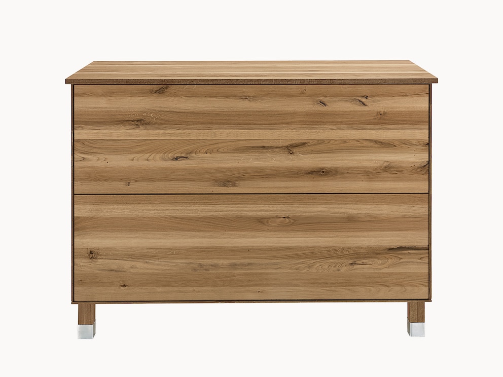 Combinatievoorbeeld voor Culinara massief houten modulaire keuken, hier met kookeilanden in 2 breedtes