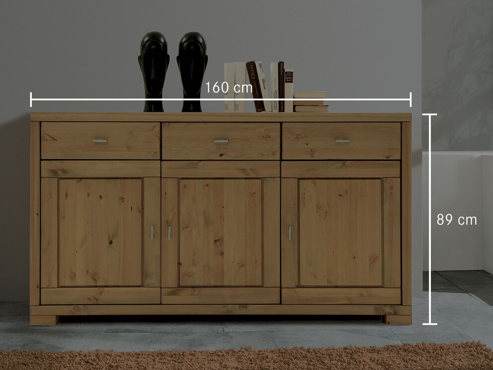 Technische voorstelling van het dressoir